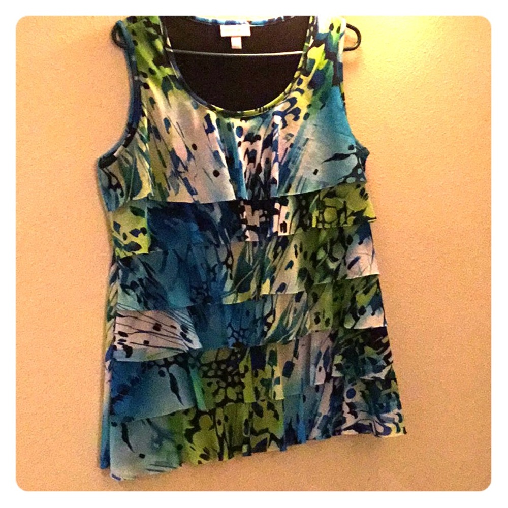 Ruffled Tank Top